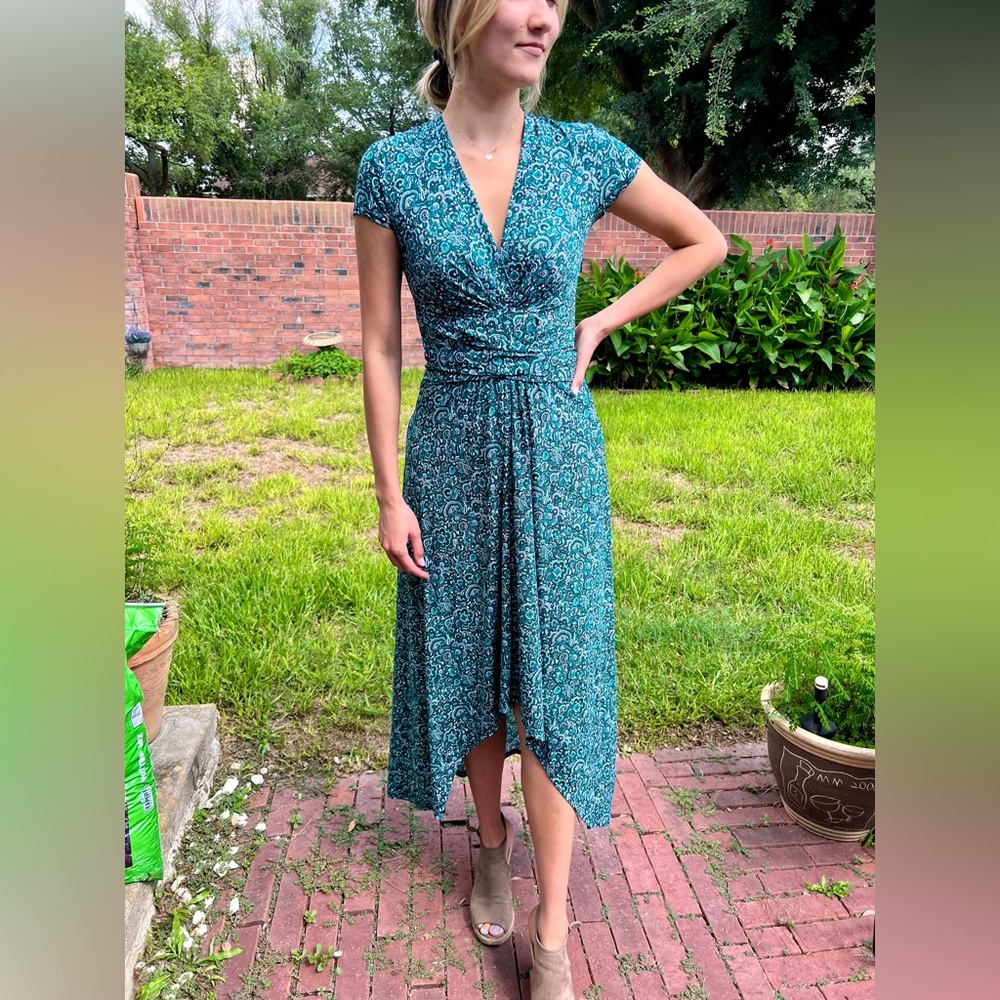 Michael Kors wrap dress high-low